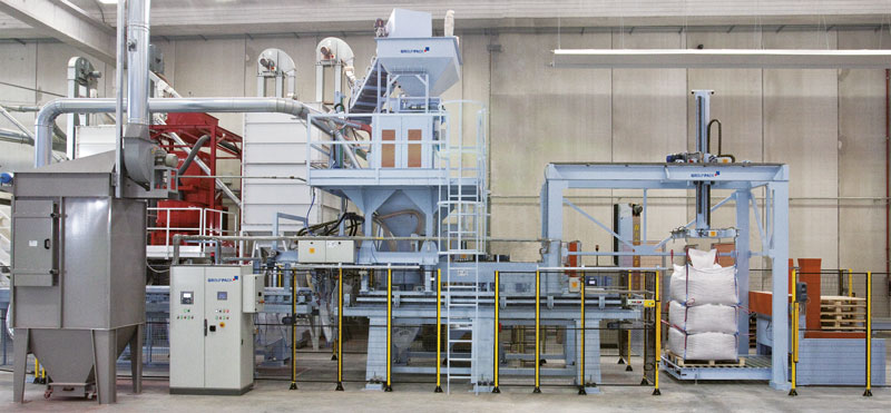 GrosBag 500/600/1000/1500. Completely automated net weight and gross weight systems