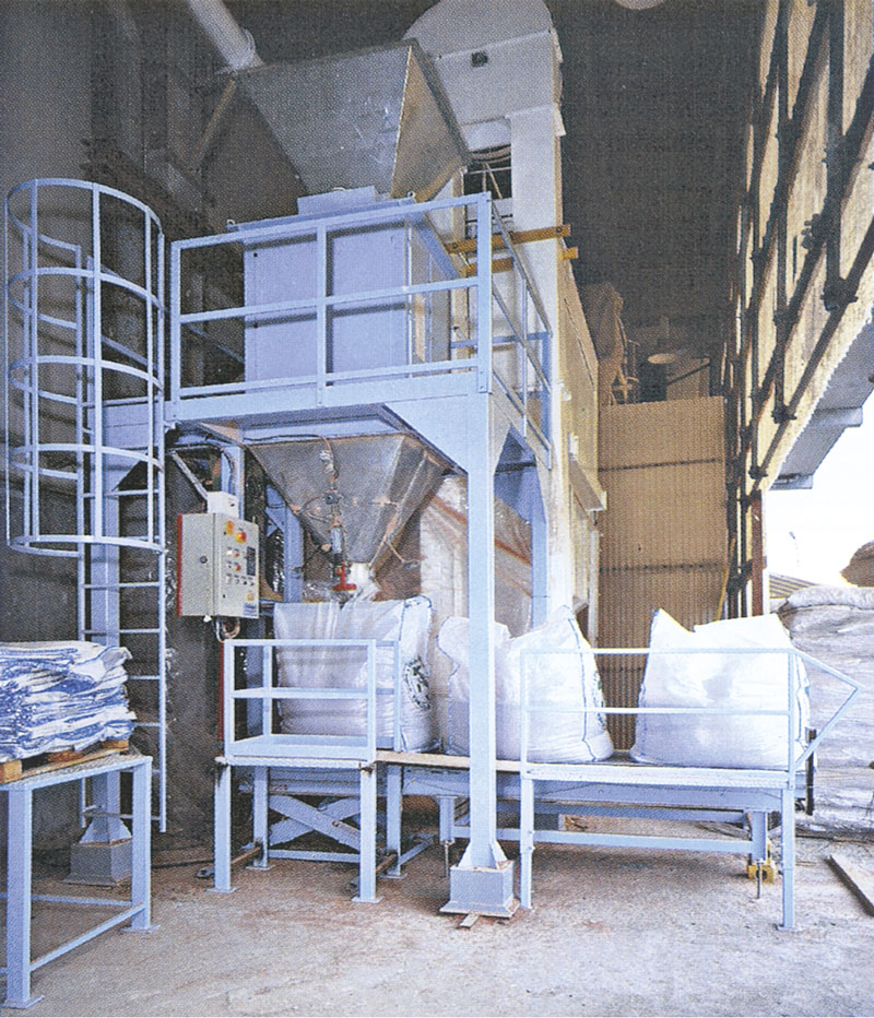 GrosBag 500/600. Semiautomatic net weight system for open mouth bags