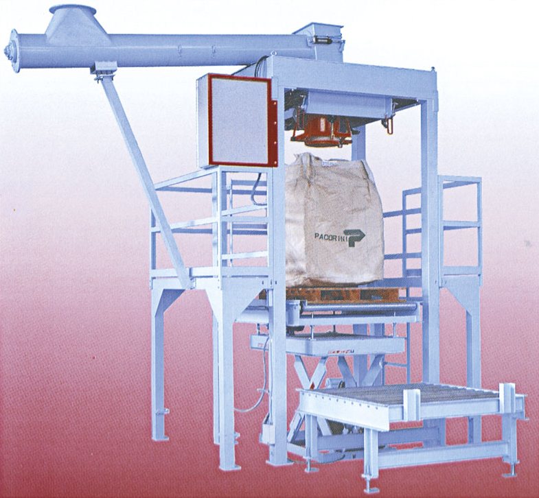 GrosBag 500/1000/1500. Semiautomatic gross weight system for open mouth bags